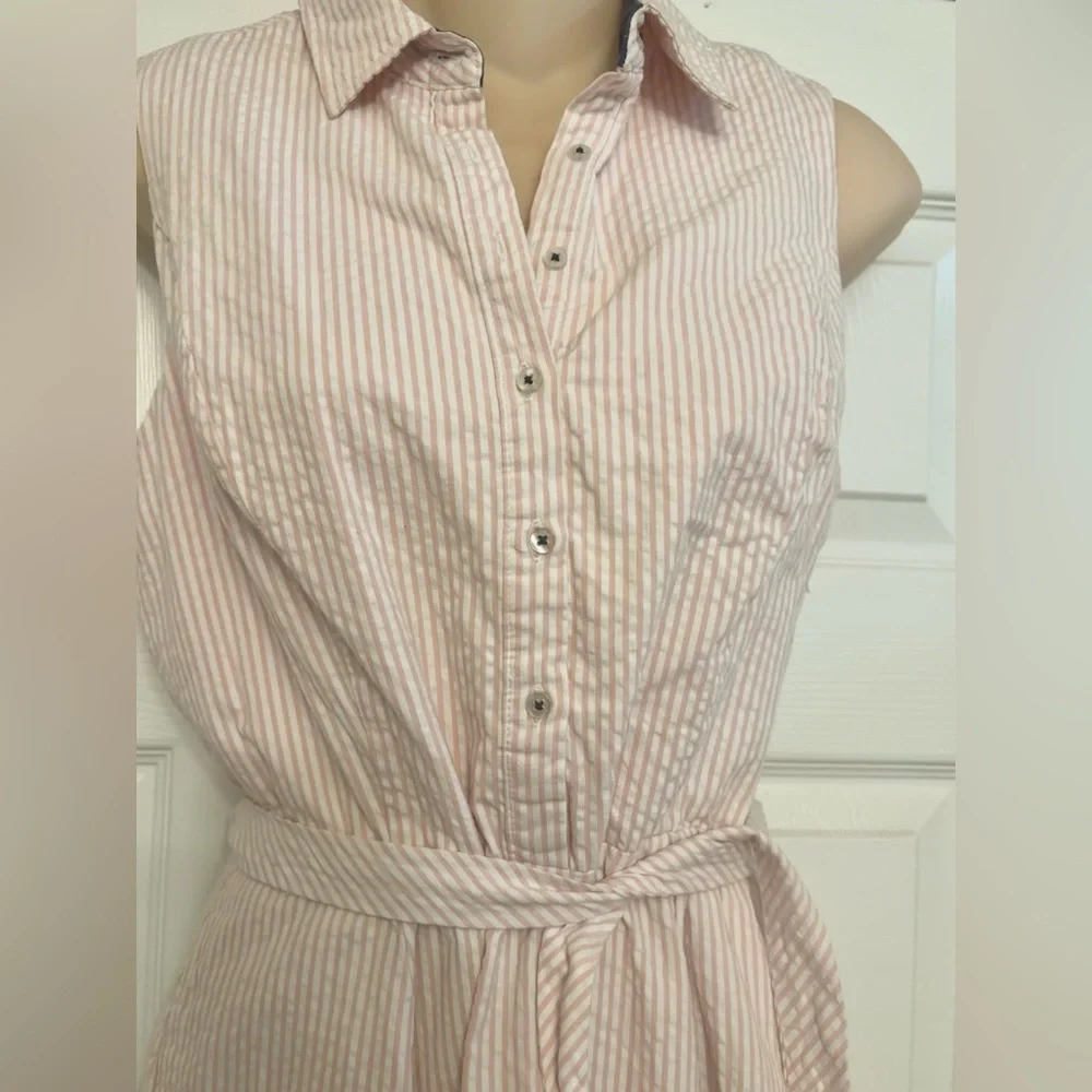 Cynthia Rowley Pink and white Dress size 6 - Picture 2 of 7